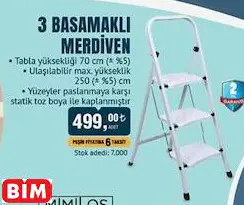 3 BASAMAKLI MERDİVEN 3 BASAMAKLI MERDİVEN